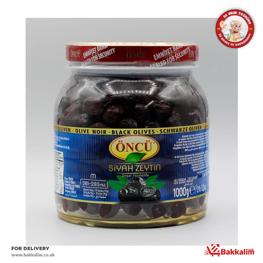 Oncu 1000gr Medium Black Olives