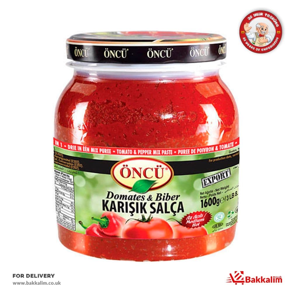 Oncu 1600gr Tomato Pepper Mix Paste