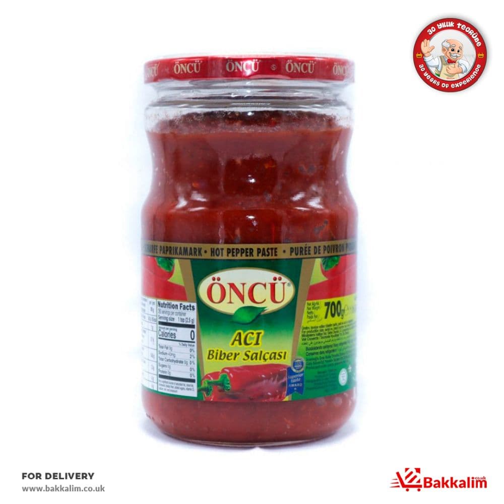 Oncu 700gr Hot Pepper Paste