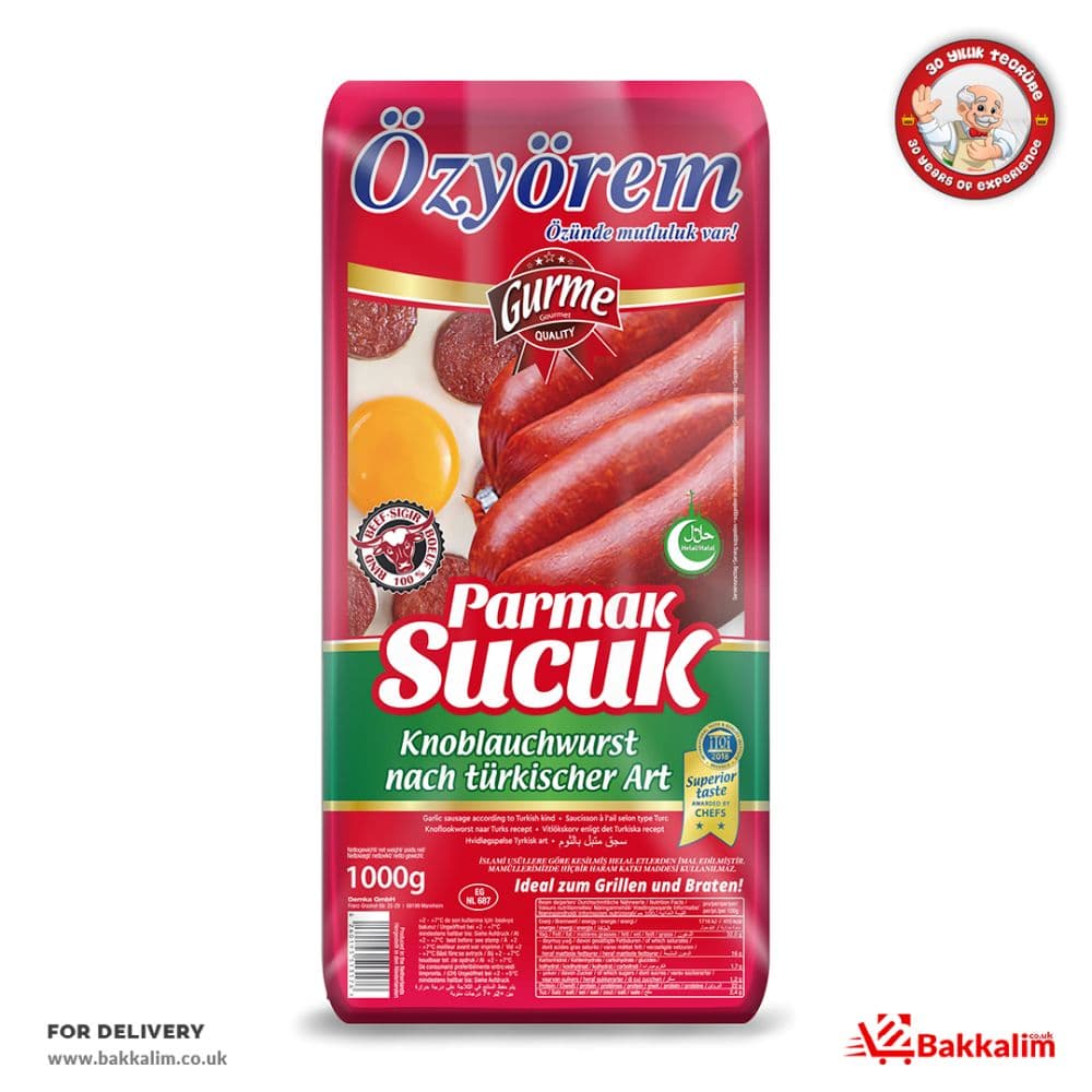 Ozyorem 1000gr Turkish Finger Sucuk