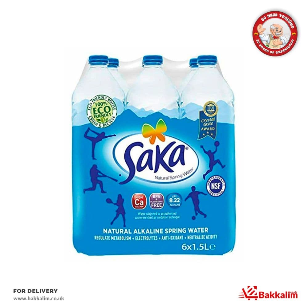 Saka PH 8,22 6x Natural Mineral Water 1500ml