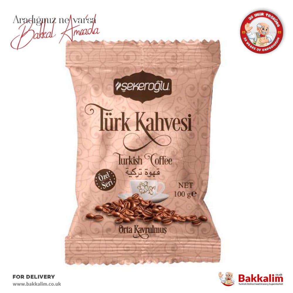 Sekeroglu 100gr Turkish Coffee Medium Roasted