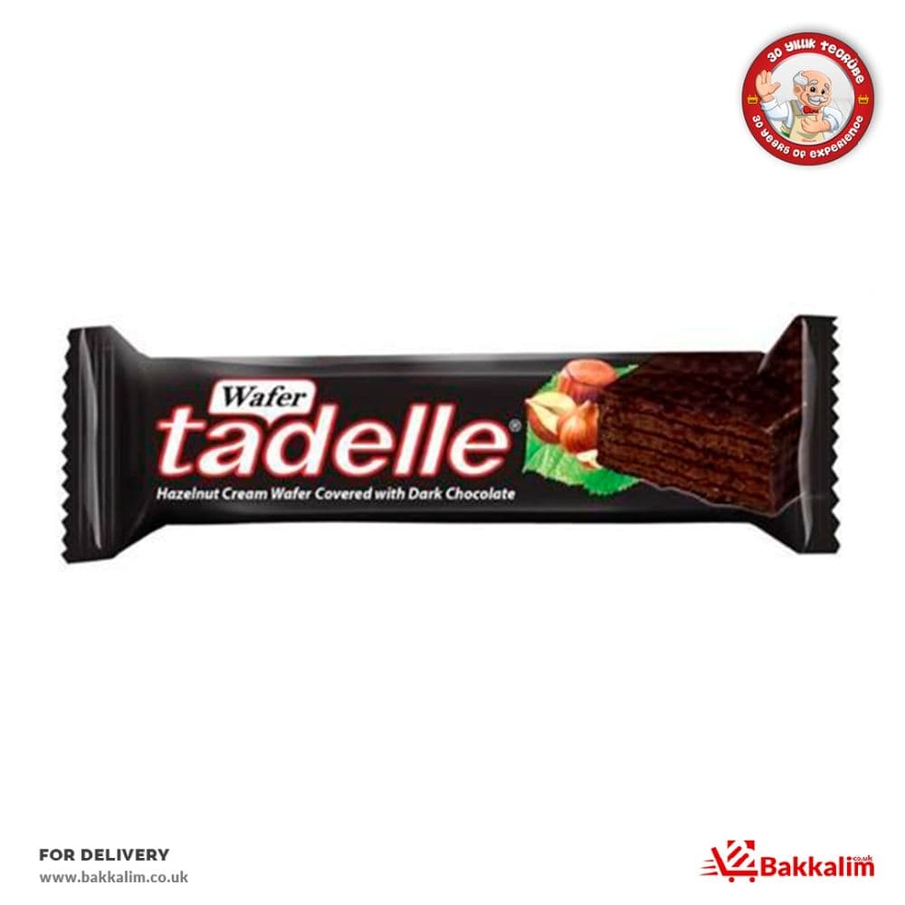 Tadelle 35gr Hazelnut Cream Wafer Covered With Dark Chocolate