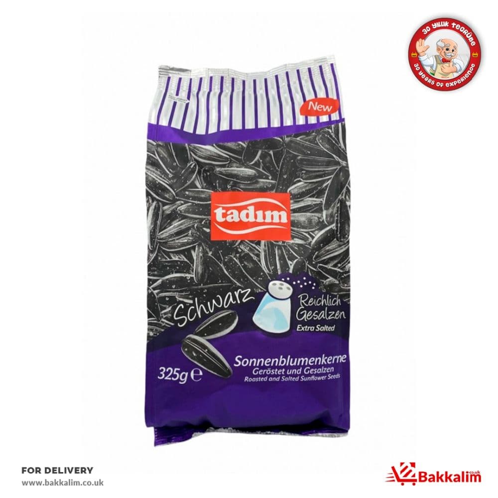Tadim 270g Roasted Black Sunflower Seeds Extra Salted