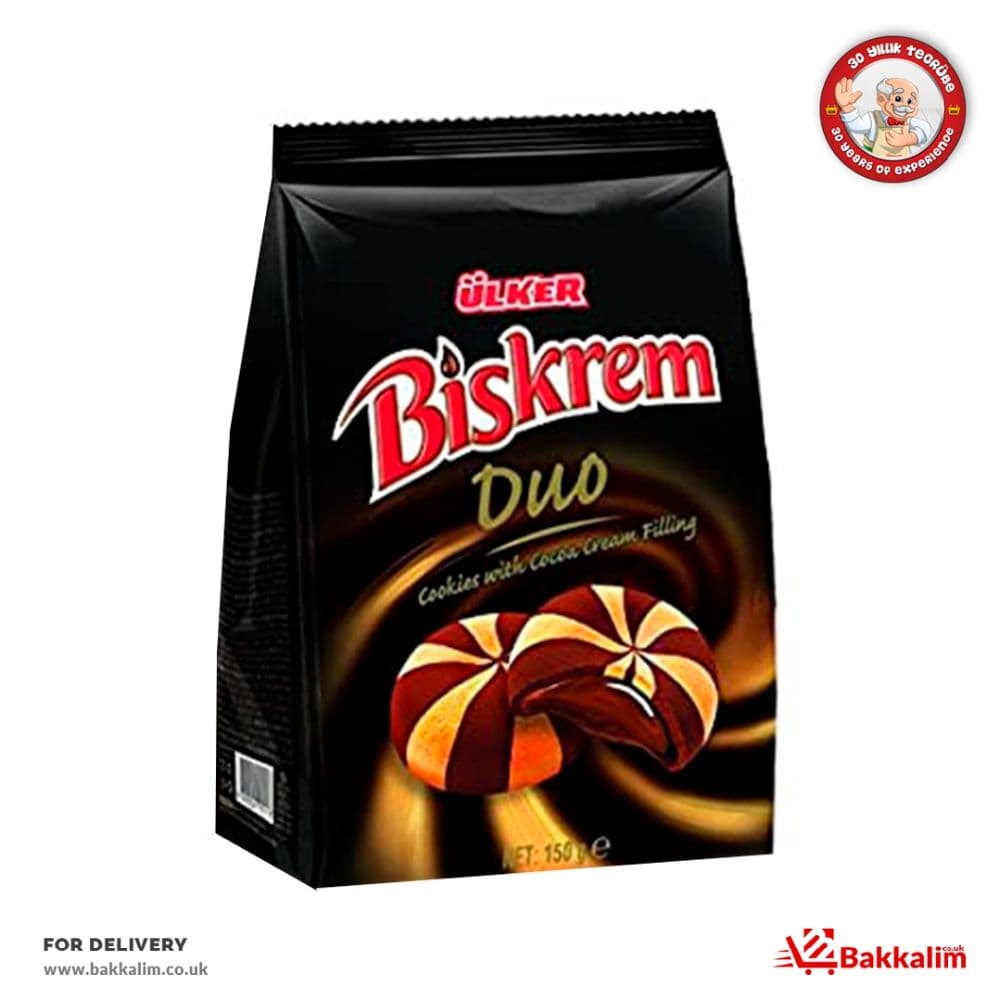Ulker 150gr Biskrem Duo Cookies With Cocoa Cream Filling