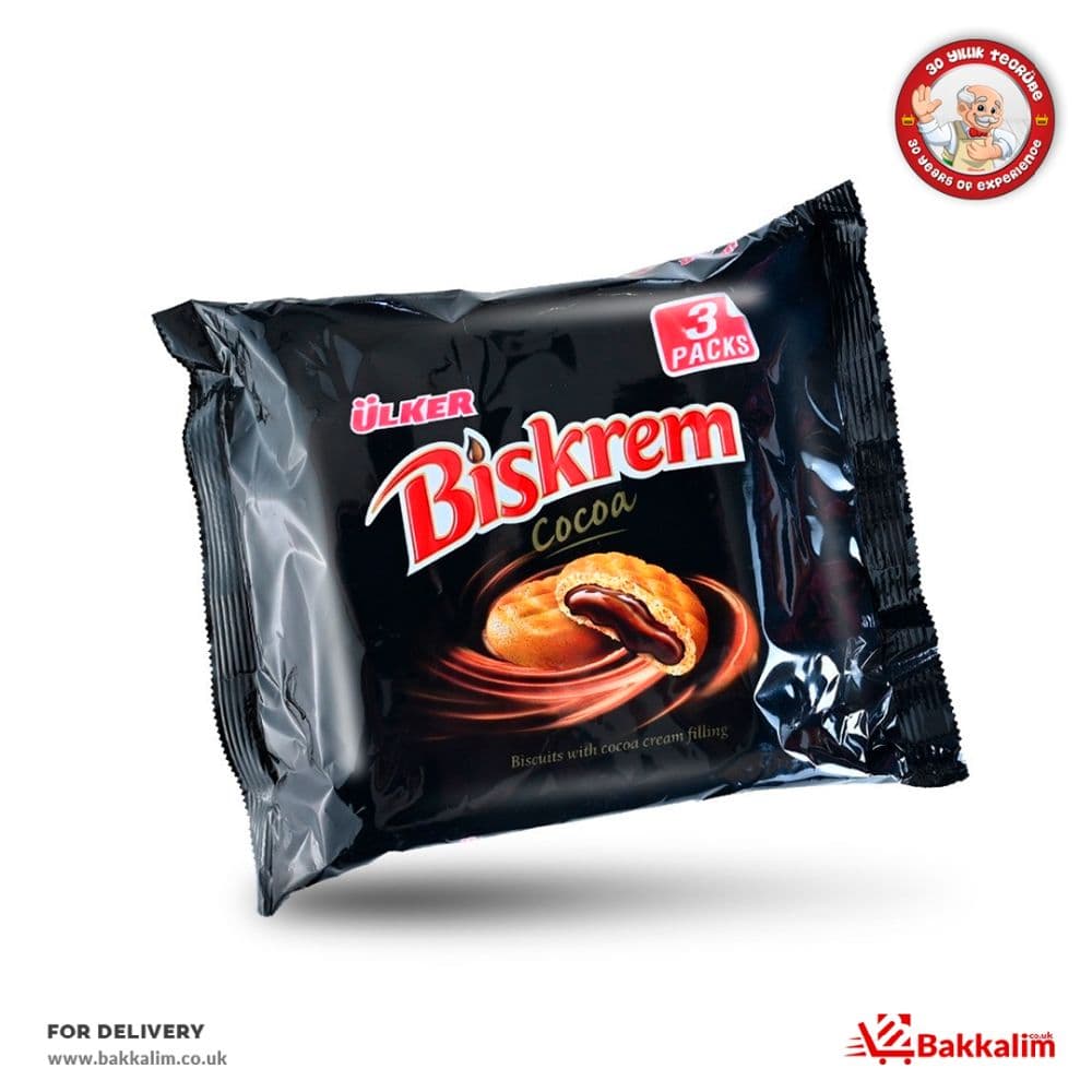 Ulker 300gr 3 Pcs Biskrem Cocoa