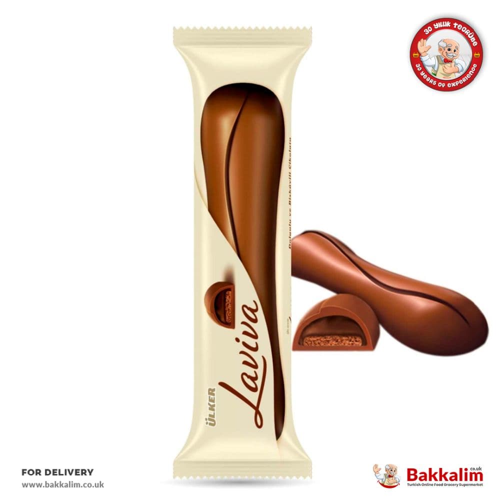 Ulker Laviva 35gr Milky And Bitter Chocolate Bar