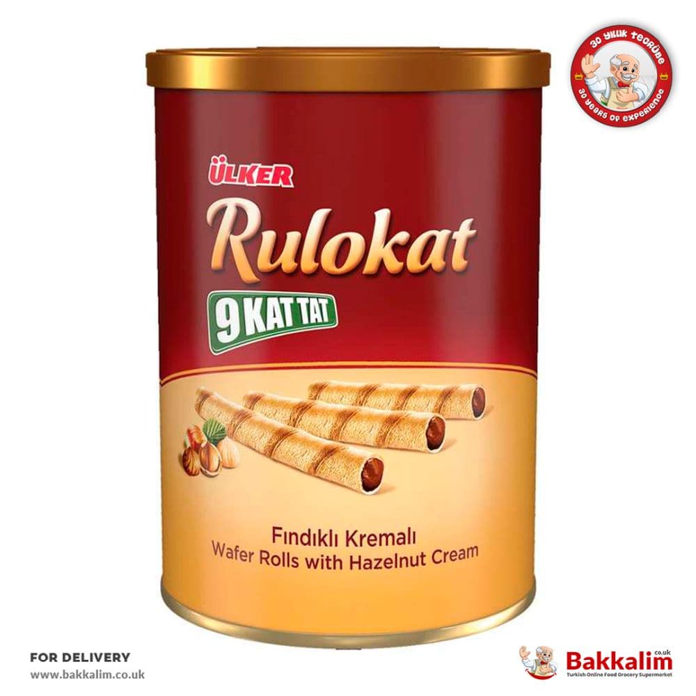 Ulker Wafer Rolls With Hazelnut Cream 170g