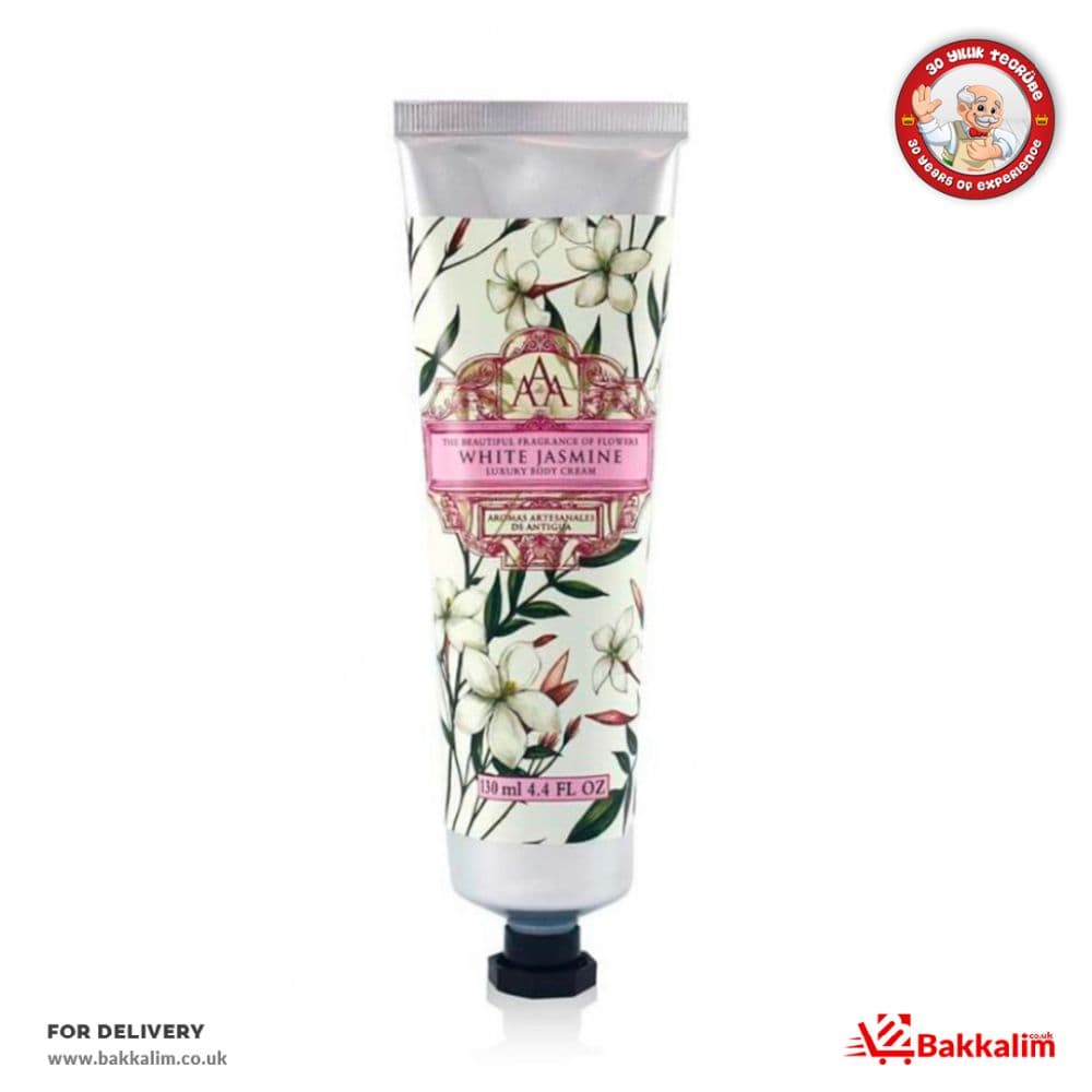 White 130ml Jasmine Body Cream