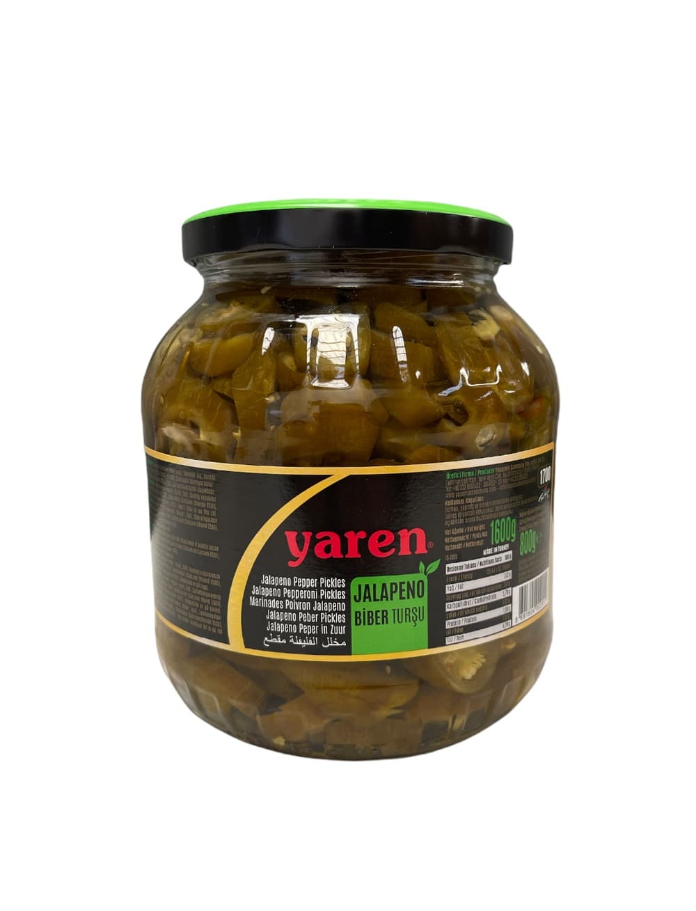 Yaren Jalapeno Pepper Pickles 1600g