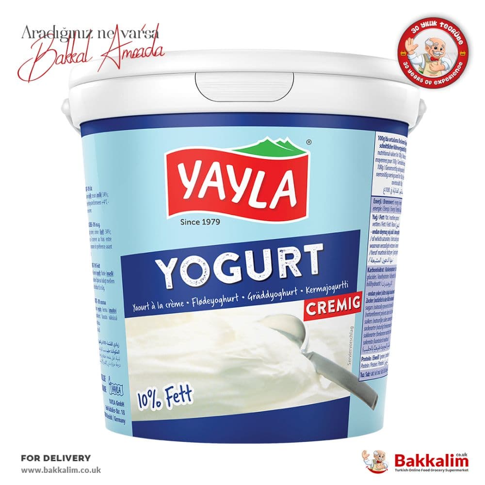 Yayla Strained Yoghurt %10 Fat 1000g