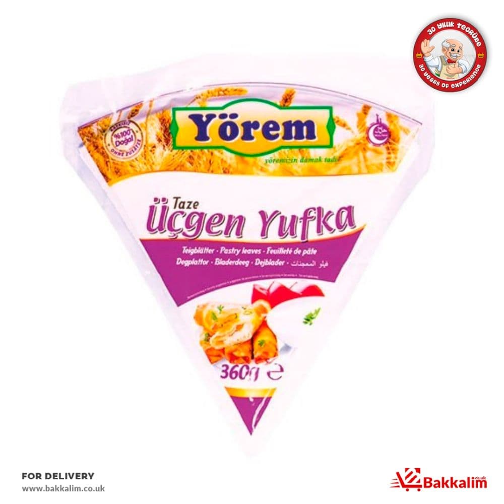 Yorem 360gr Triangle Phyllo Pastry