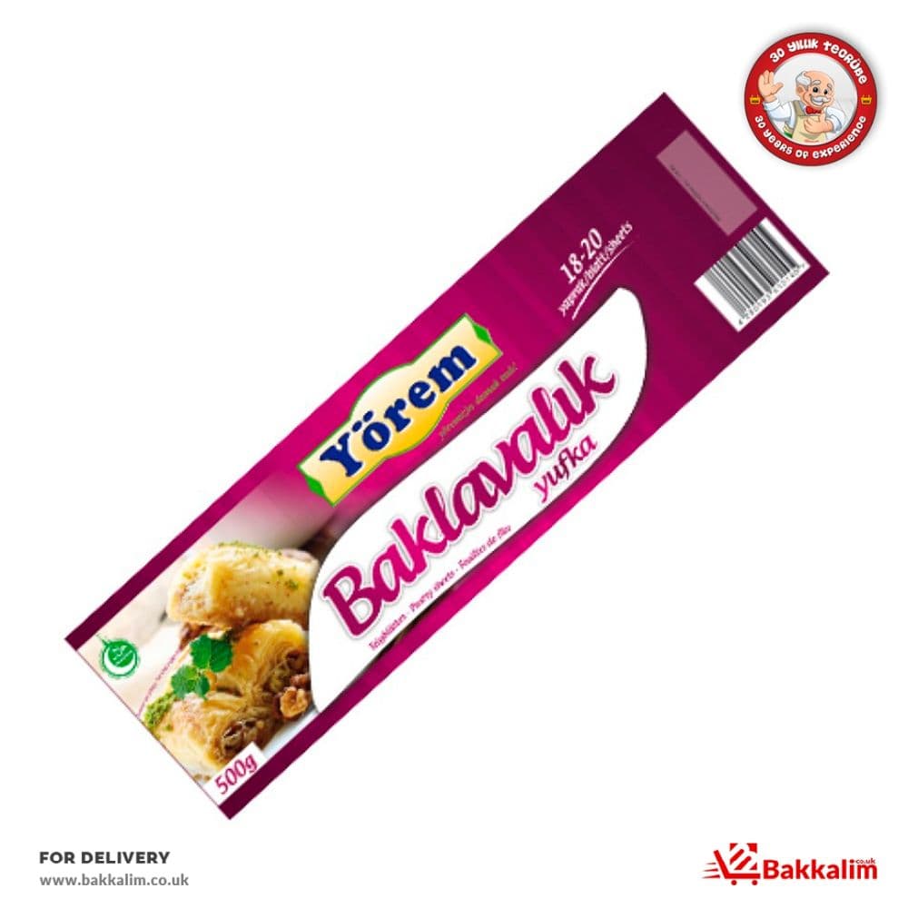 Yorem 480gr Baklava Phyllo Pastry