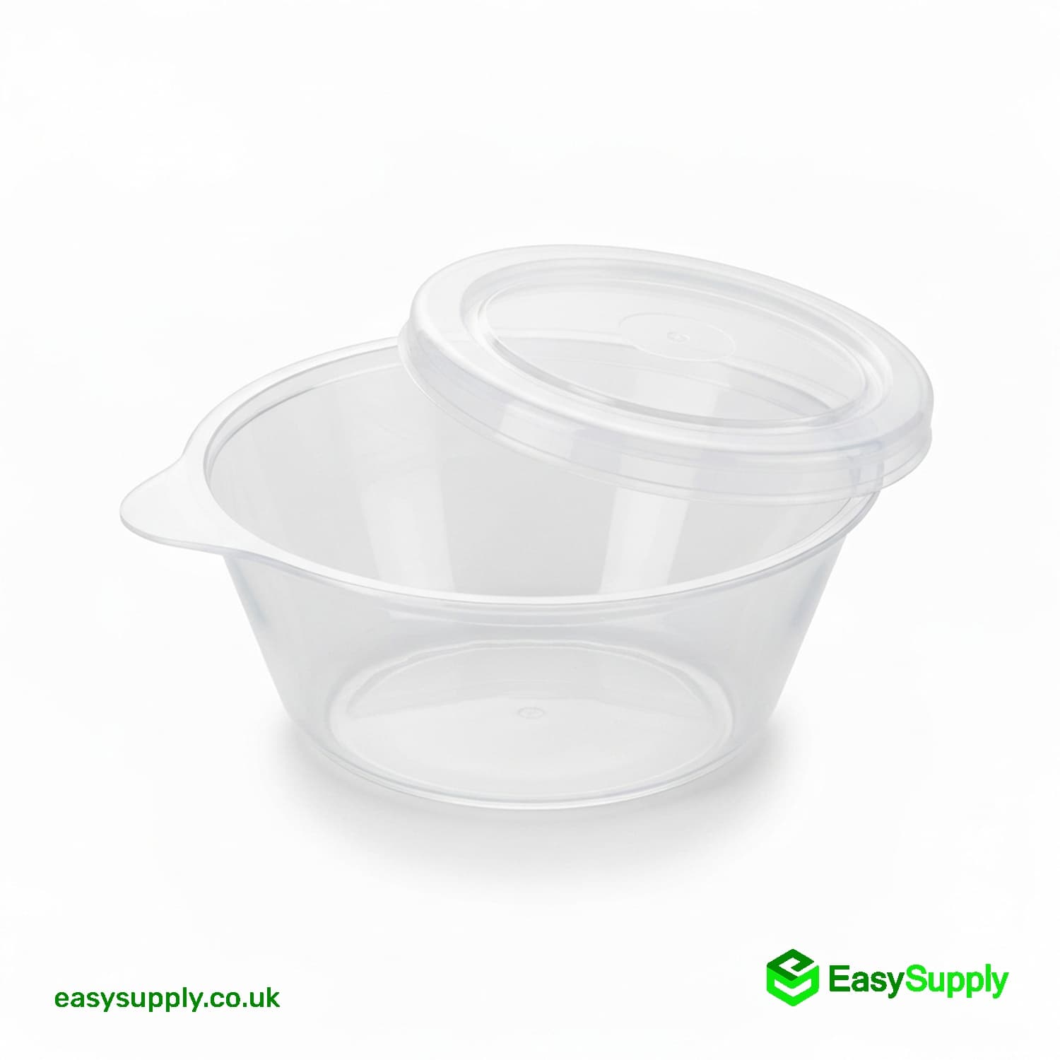 4 oz 80 ml 71 mm Clear Pots & Separate Lids 1000 Pcs Sauce Pots