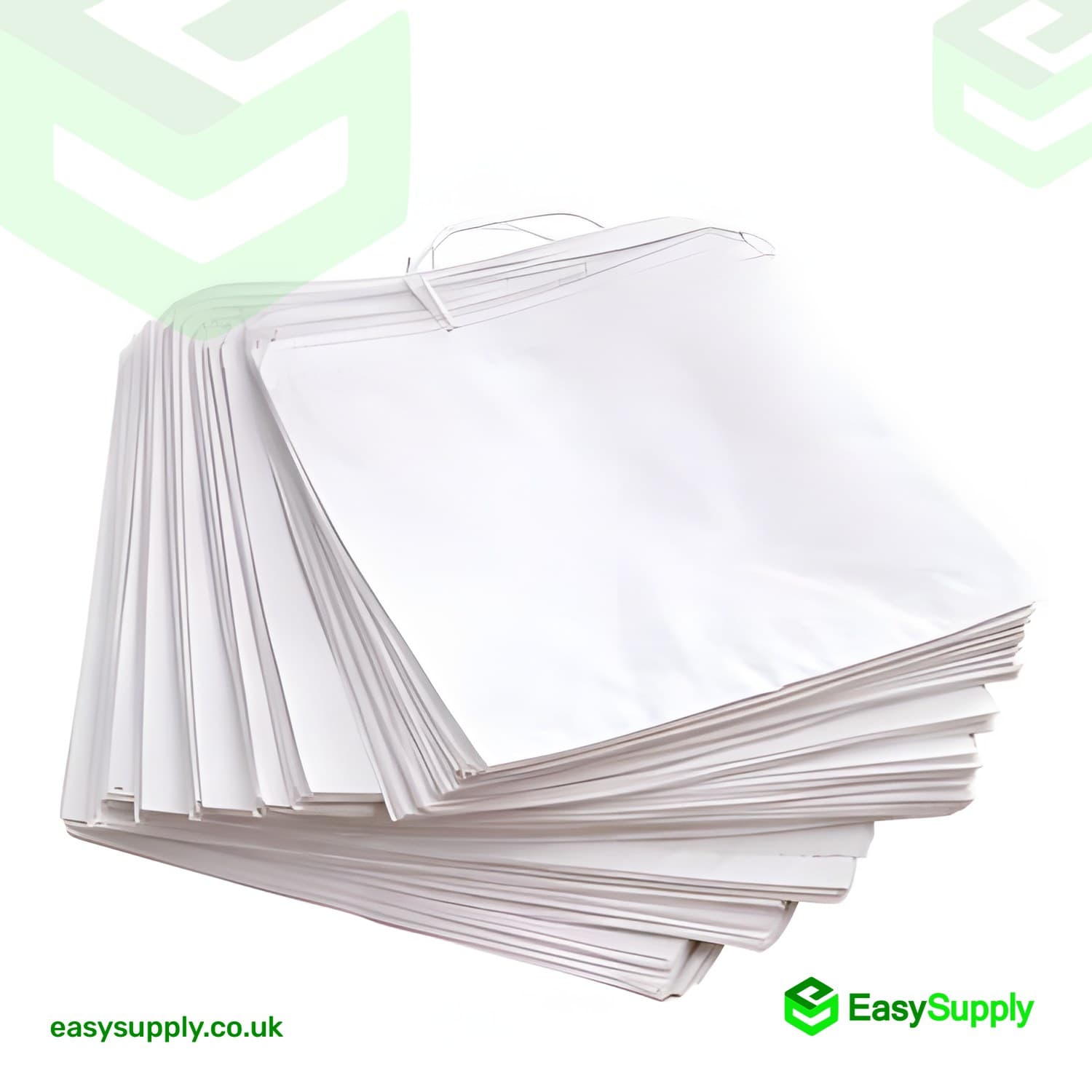 8.5 x 8.5 White Paper Bag
