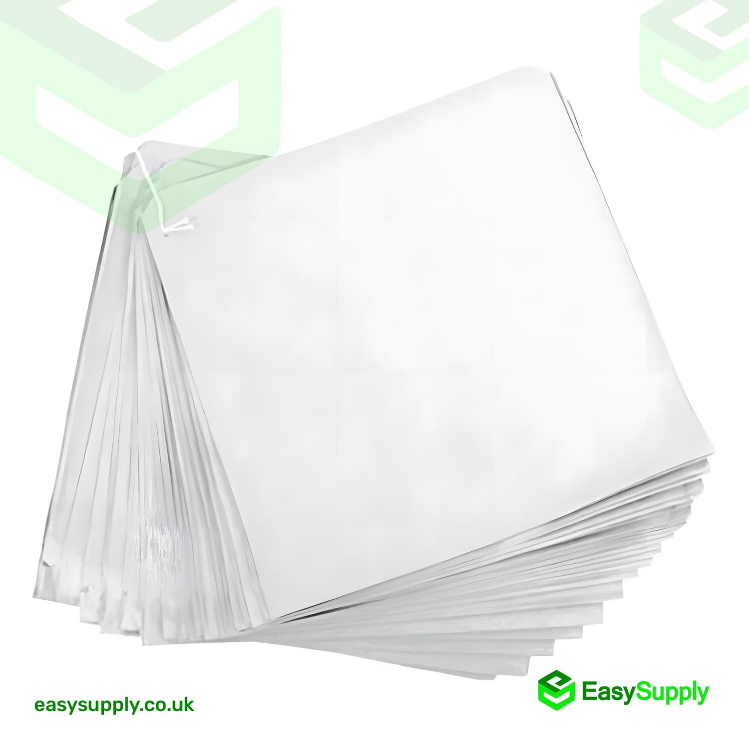 12 x 12 White Paper Bag Paper