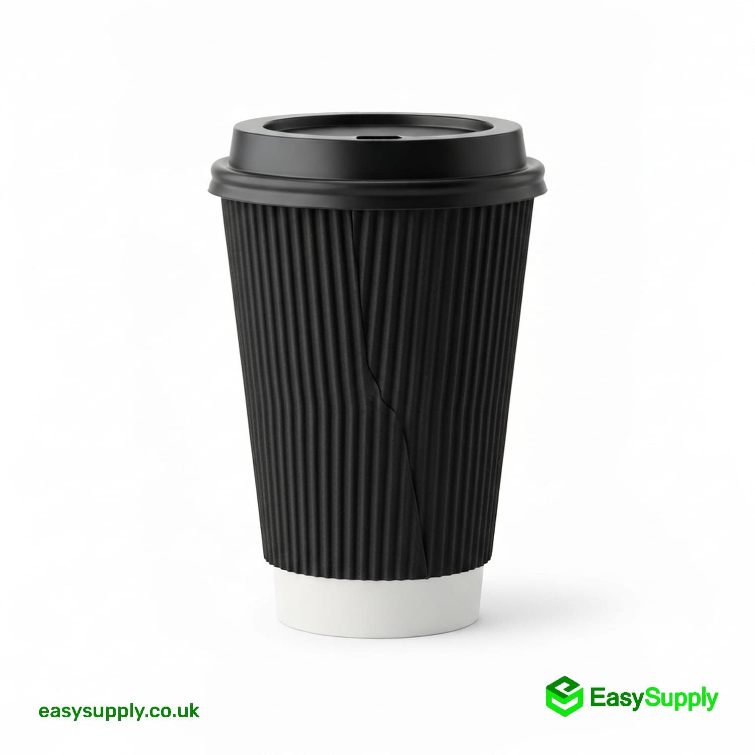 16 oz 12 Black Ripple Cup Lids 500 Pcs 