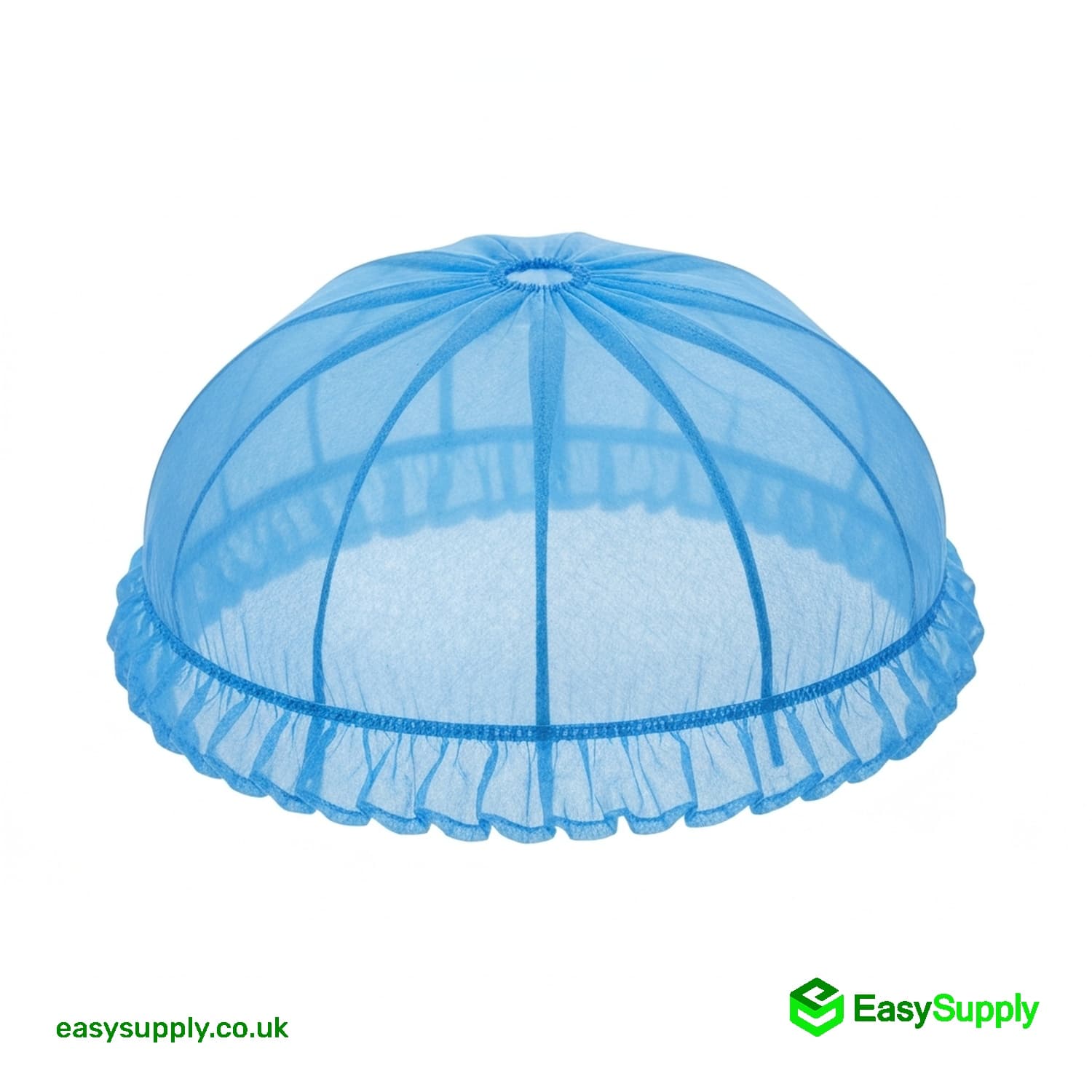 Non Woven Blue Mob Caps Double Stiched Blue Hairnet 100x10Pcs 