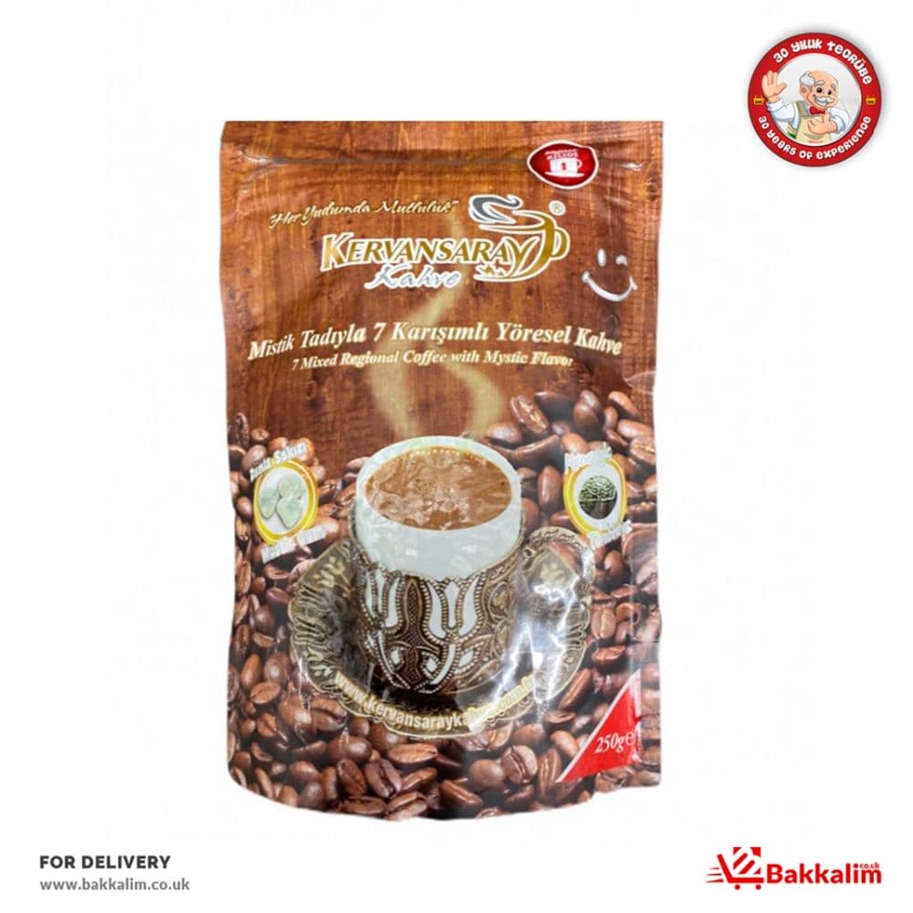 Kervansaray 250gr 7 Mixed Regional Coffee With Mastic Gum And Terebinth Flavored